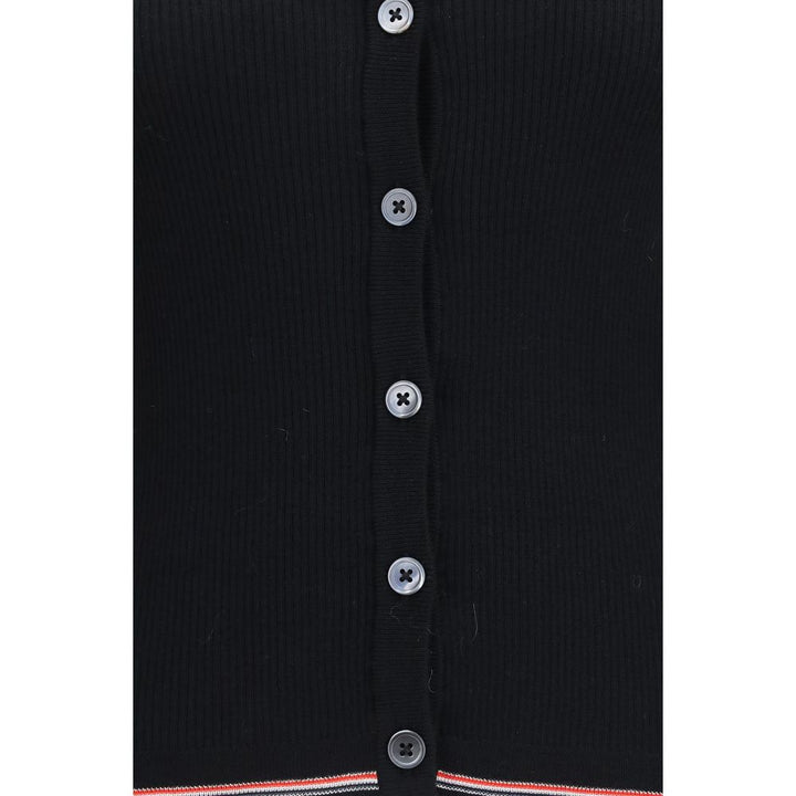 Thom Browne Black Wool Oves Aries Cardigan