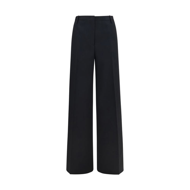 Fendi Black Cotton Casual Pants