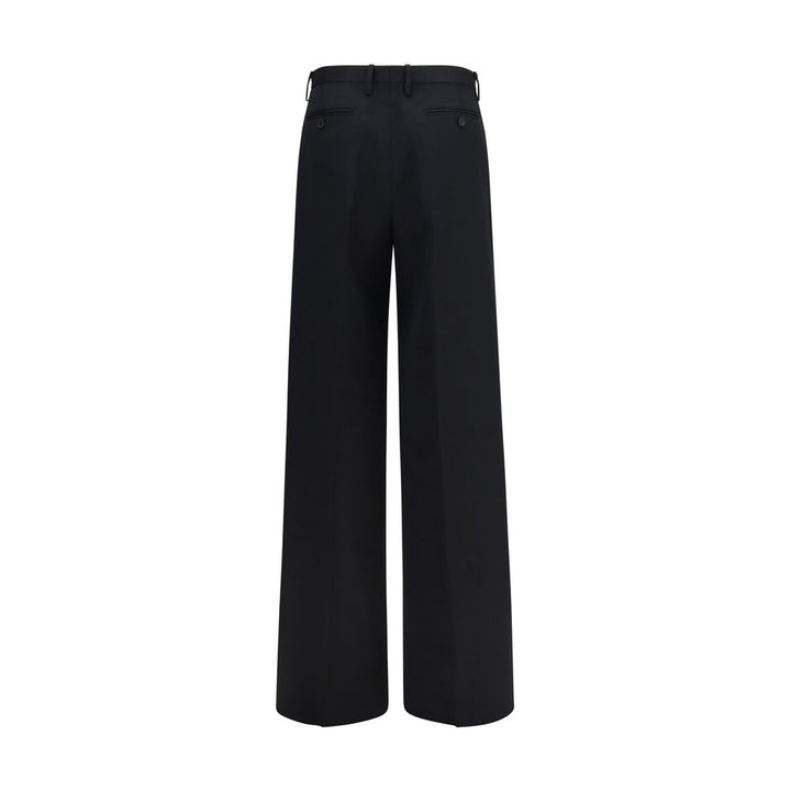 Fendi Black Cotton Casual Pants