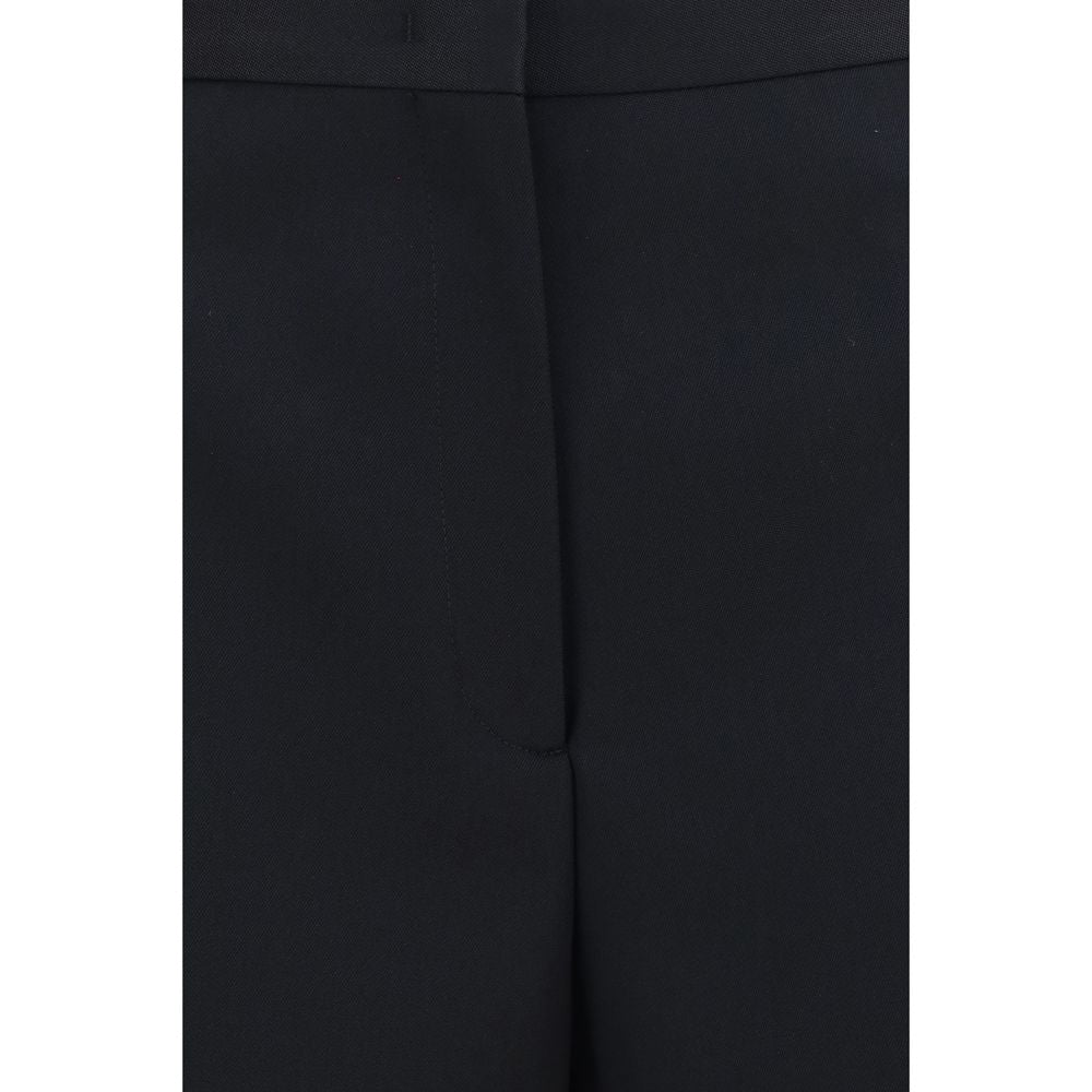 Fendi Black Cotton Casual Pants