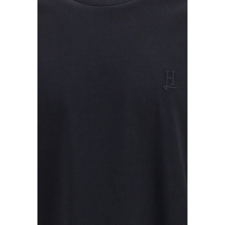 Herno Black Cotton T-Shirt