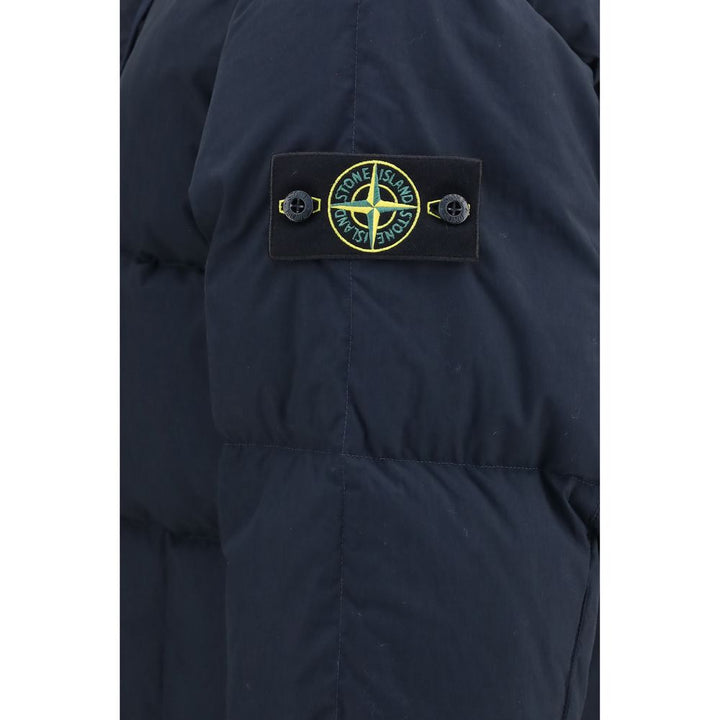 Stone Island Blue Goose Down Shell Jacket