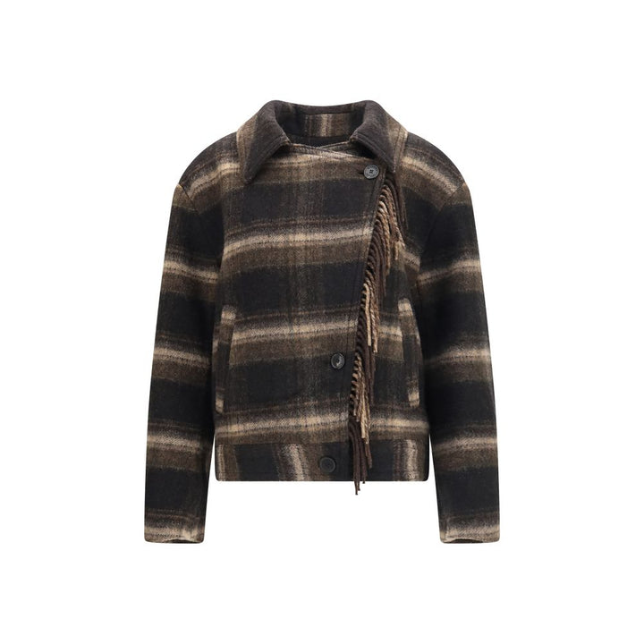 Isabel Marant Étoile Black Wool Oves Aries Coat