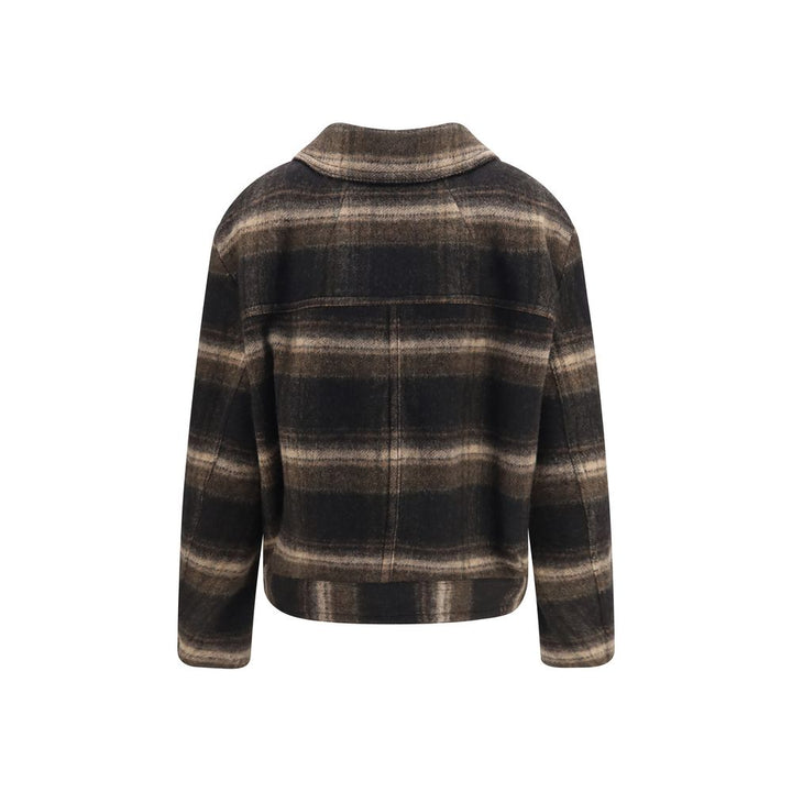 Isabel Marant Étoile Black Wool Oves Aries Coat