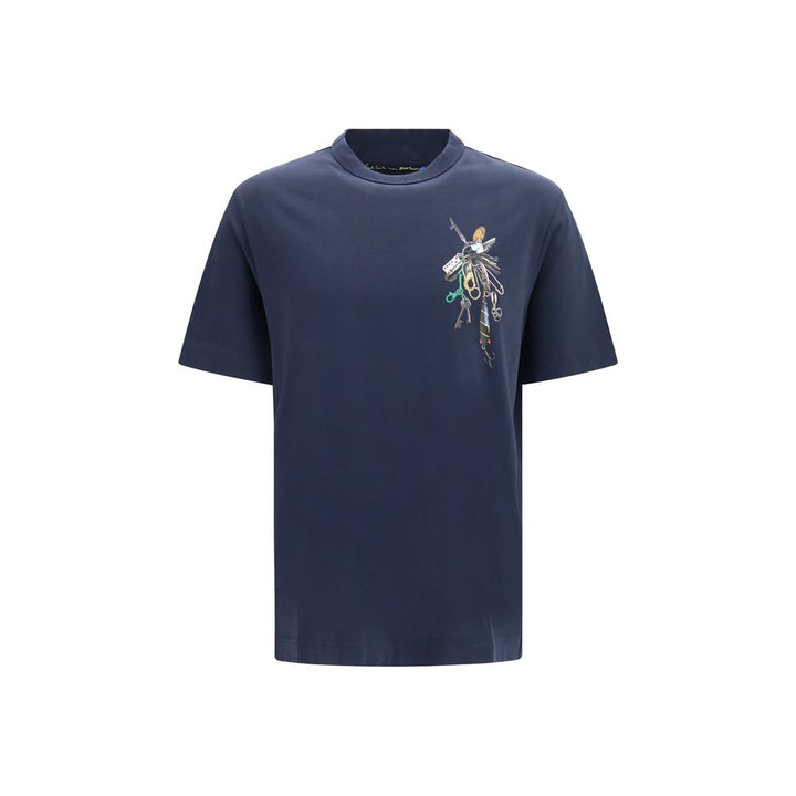 Barbour Blue Cotton T-Shirt