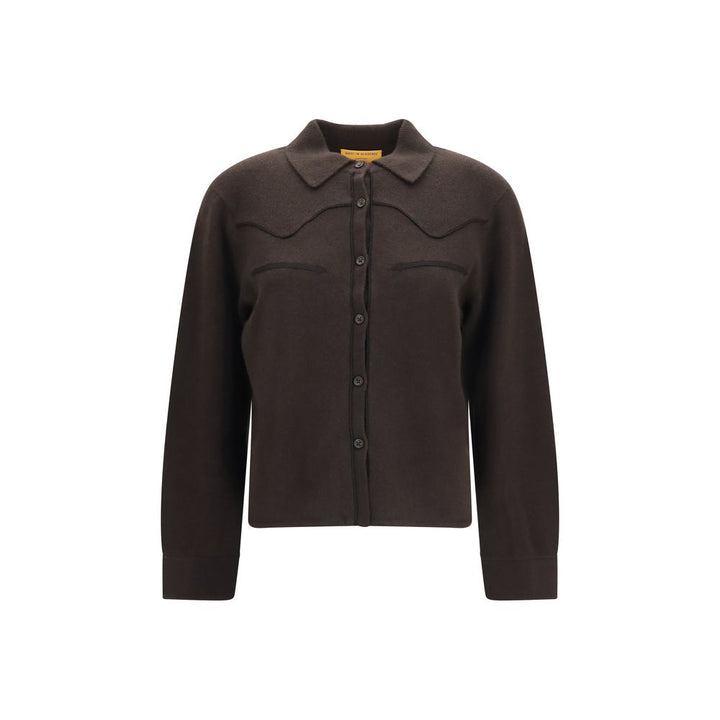 Guest in Residence Brown Denim Shirt
