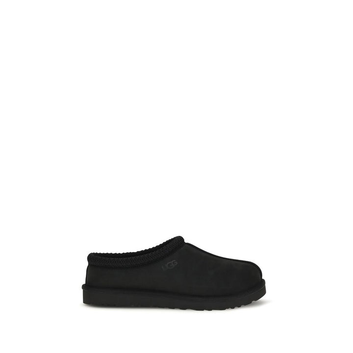 UGG Black Nubuc Leather Clogs