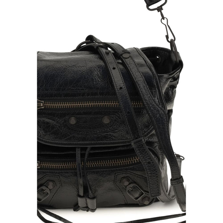 Balenciaga Black Lamb Ovis Aries Backpack