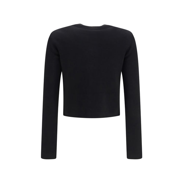 Balmain Black Viscose Cardigan