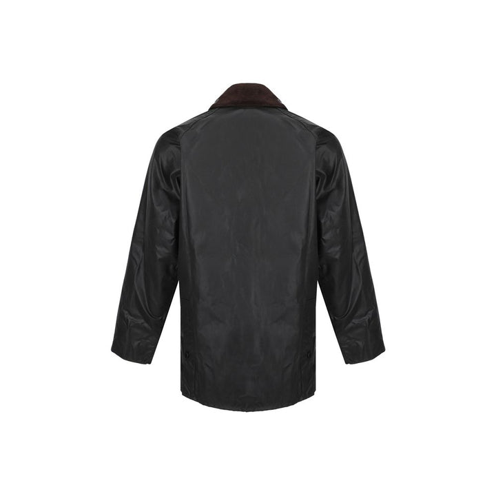 Barbour Black Cotton Full-Length Jacket