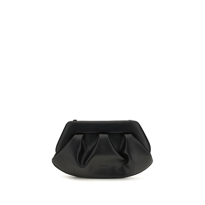 THEMOIRè Black Recycled Leather Shoulder Bag