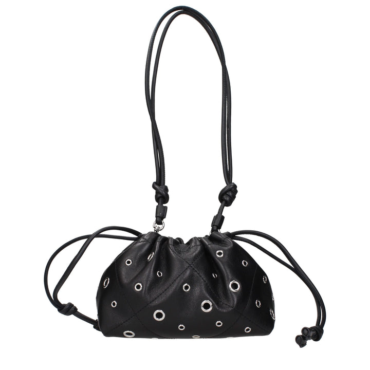 Tory Burch Black Leather Shoulder Bag