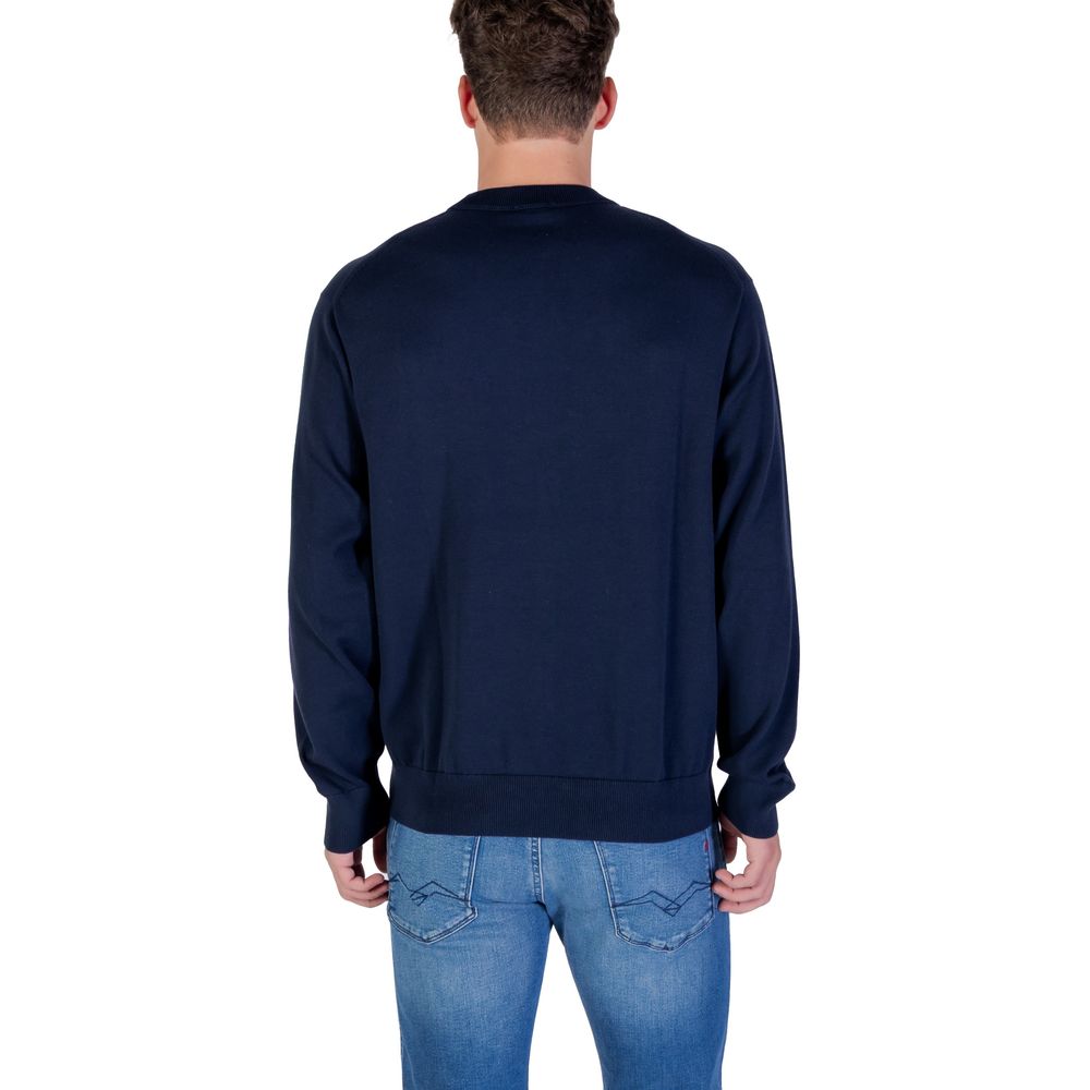 Calvin Klein Jeans Blue Cotton Sweatshirt