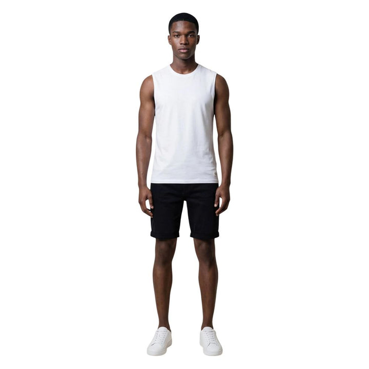 Calvin Klein Jeans White Cotton Tank Tops