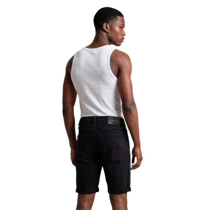 Calvin Klein Jeans White Cotton Tank Tops