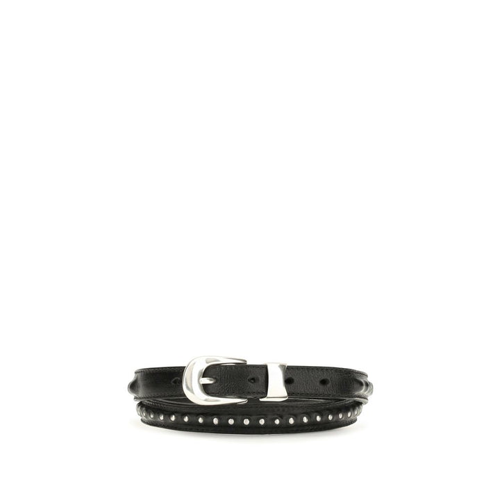 Our Legacy Black Calf Leather Bos Taurus Regular Belt