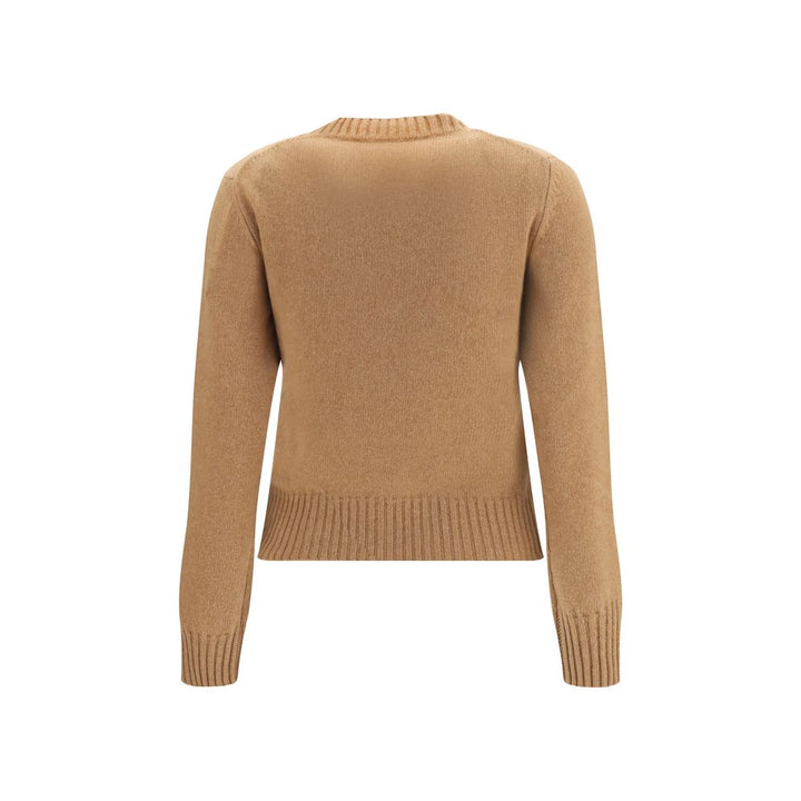 Ami Paris Brown Wool Oves Aries Sweatshirt