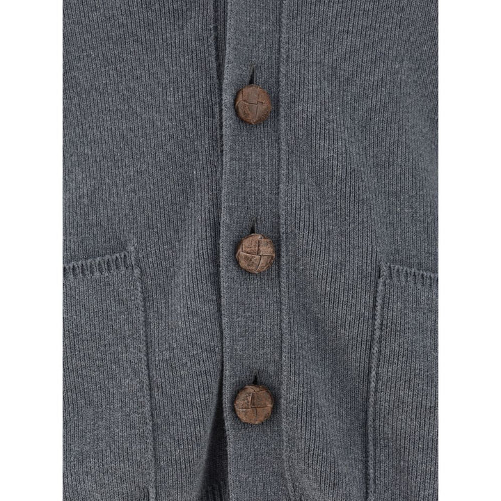 Golden Goose Gray Cotton Cardigan