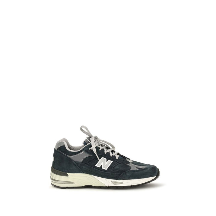 New Balance Blue Suede Leather Athletic Sneakers