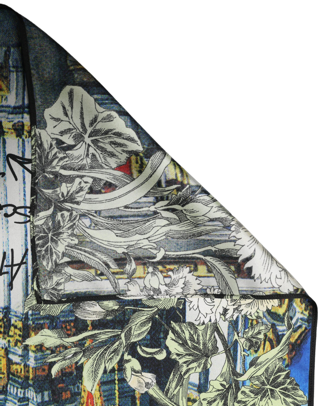 Dolce & Gabbana Multicolor Printed Silk Square Foulard Scarf