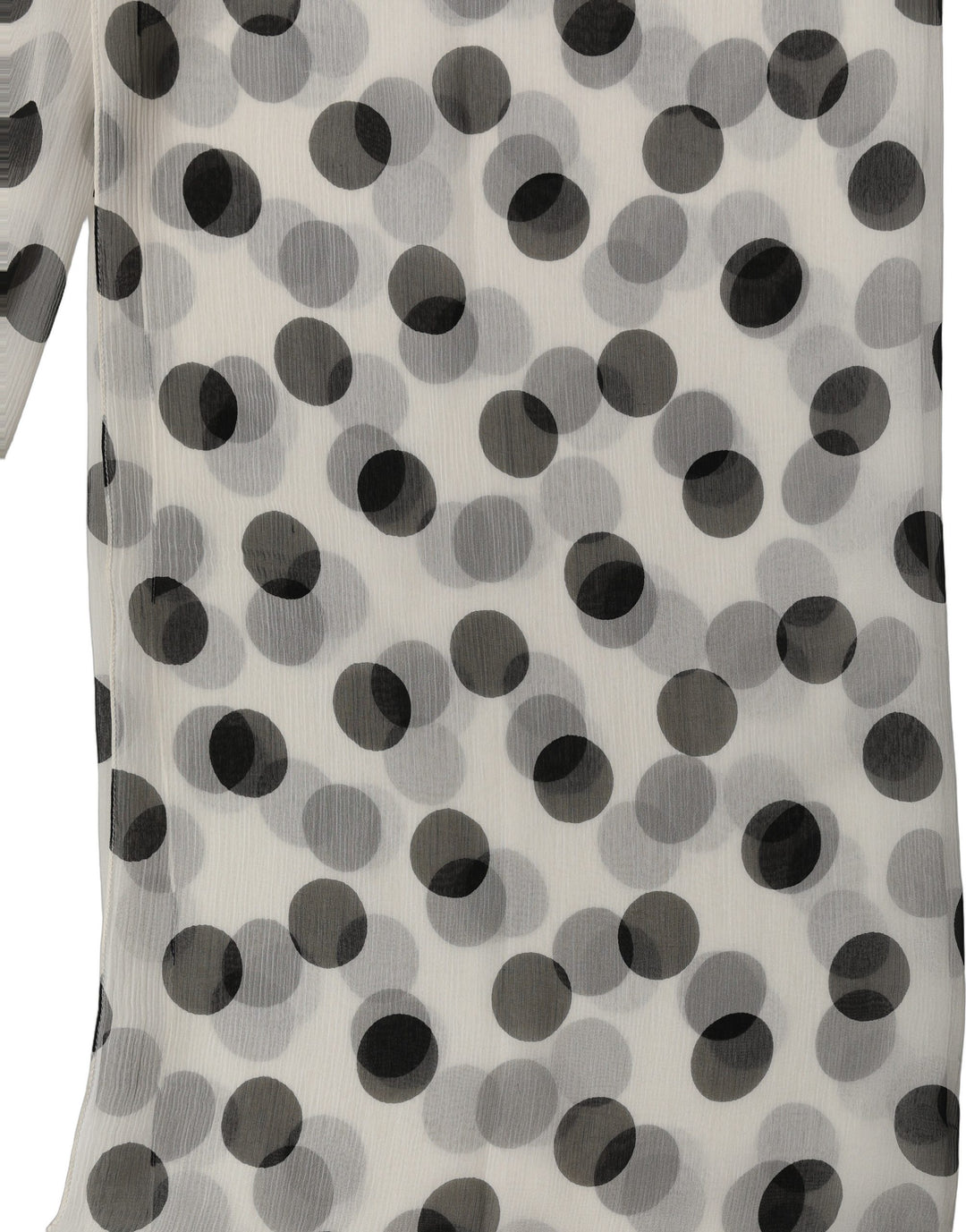 Dolce & Gabbana White Black Polka Dot Shawl Stole Scarf