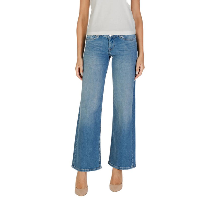 Only Blue Cotton Mom Jeans