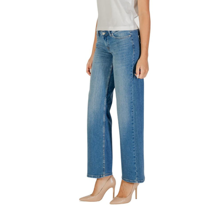 Only Blue Cotton Mom Jeans