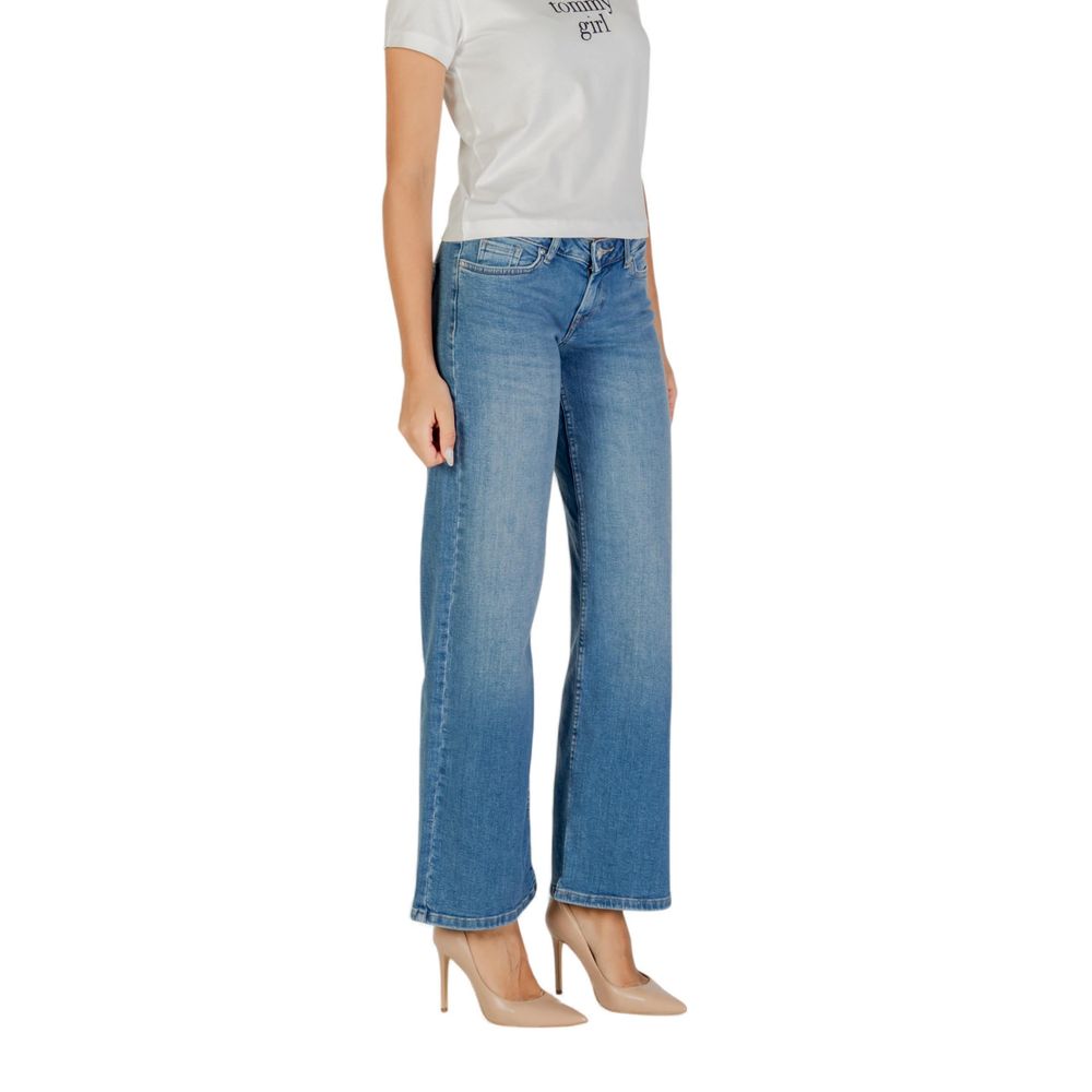 Only Blue Cotton Mom Jeans