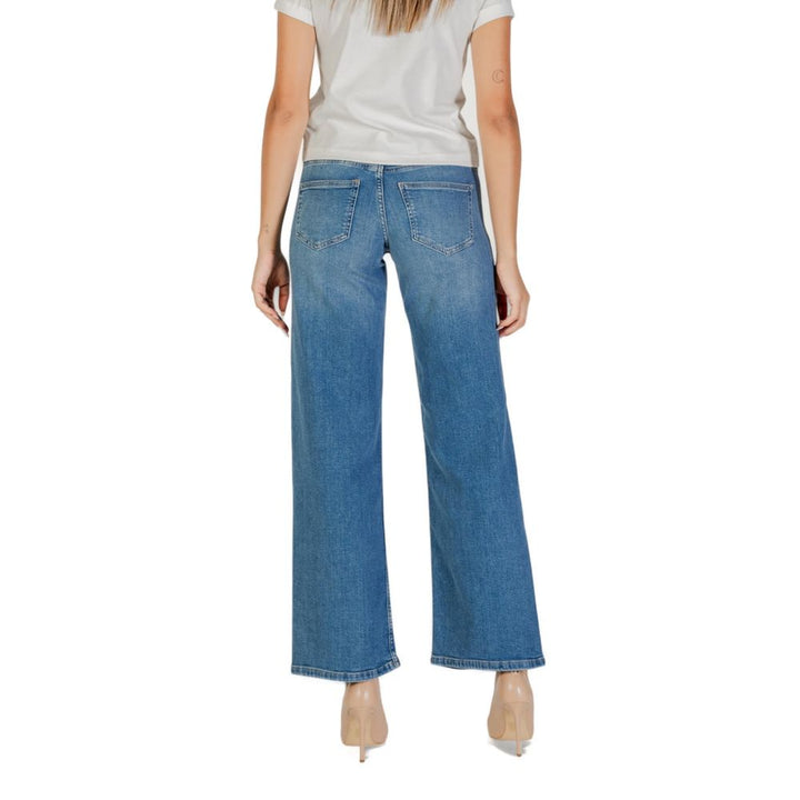 Only Blue Cotton Mom Jeans