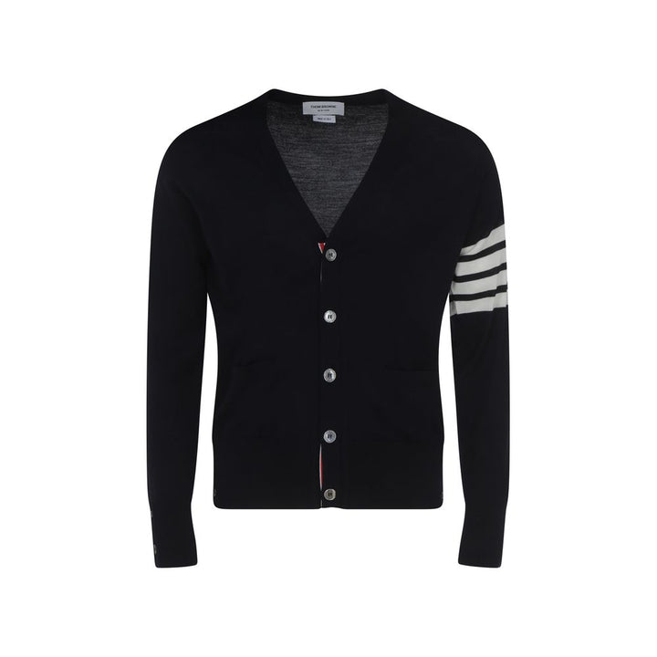 Thom Browne Blue Wool Oves Aries Cardigan