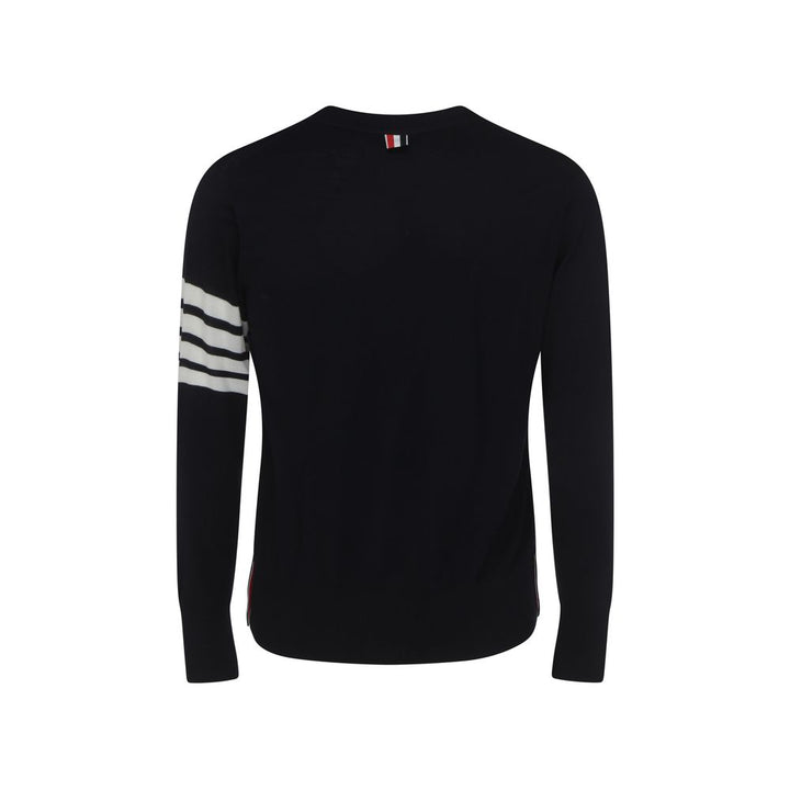 Thom Browne Blue Wool Oves Aries Cardigan
