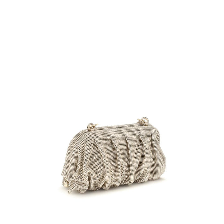 Benedetta Bruzziches Silver Aluminum Clutch Bag