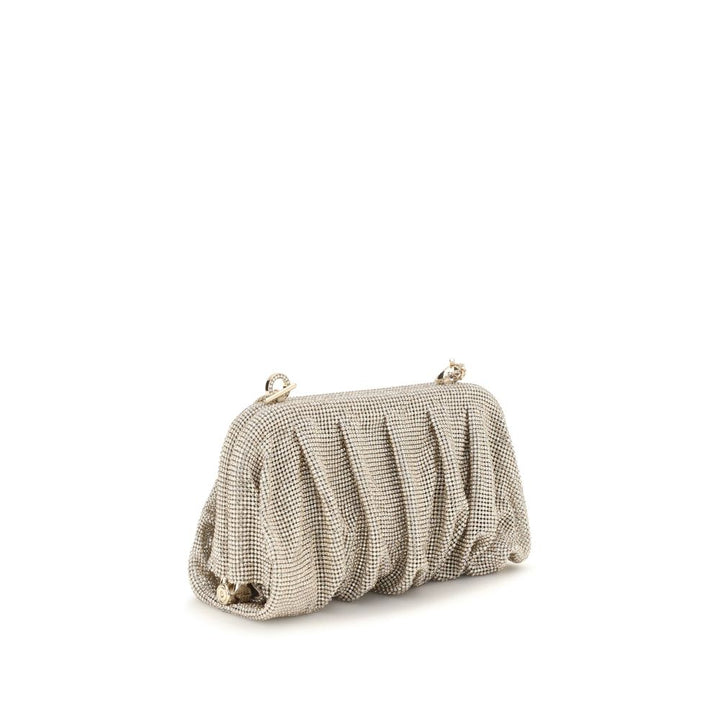 Benedetta Bruzziches Silver Aluminum Clutch Bag