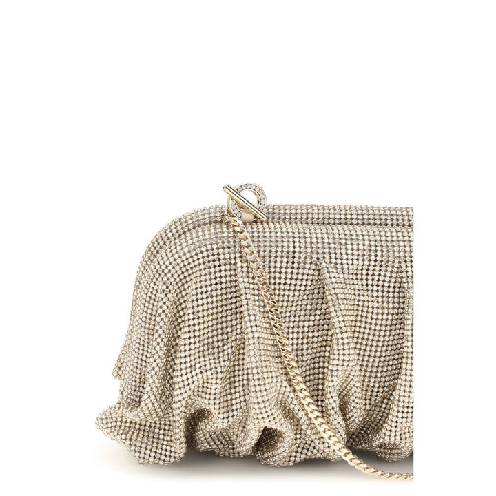 Benedetta Bruzziches Silver Aluminum Clutch Bag