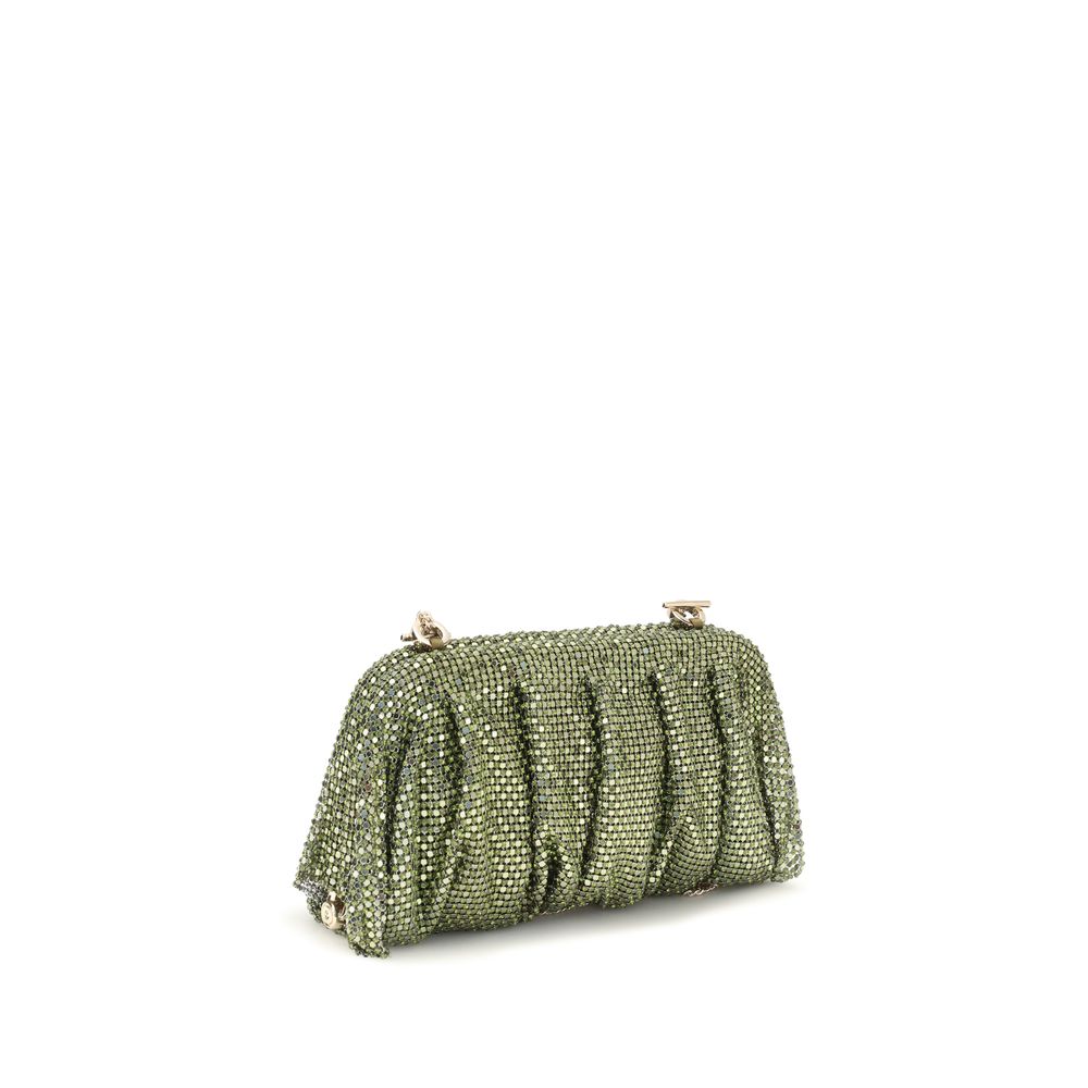 Benedetta Bruzziches Bicolor Aluminum Clutch Bag