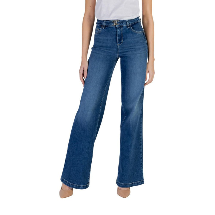 Liu Jo Blue Cotton Bootcut Jeans