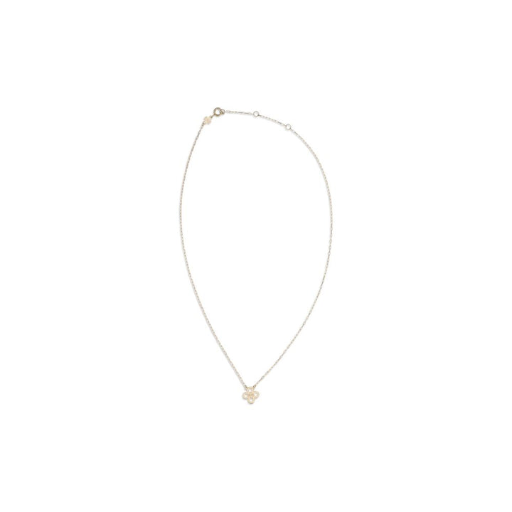 Tory Burch Gold Brass Necklace