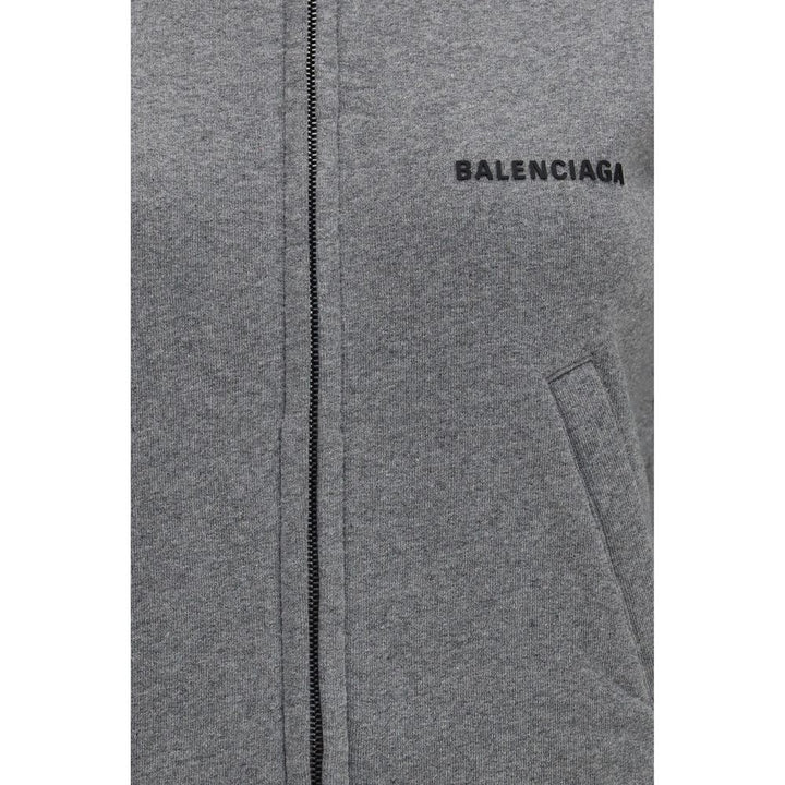 Balenciaga Gray Cotton Sweatshirt