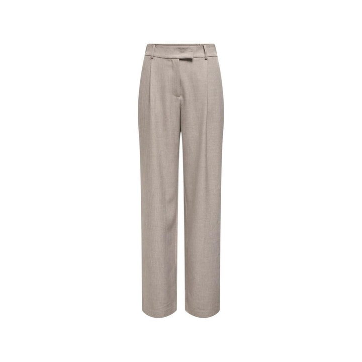 Only Beige Polyester Dress Pants