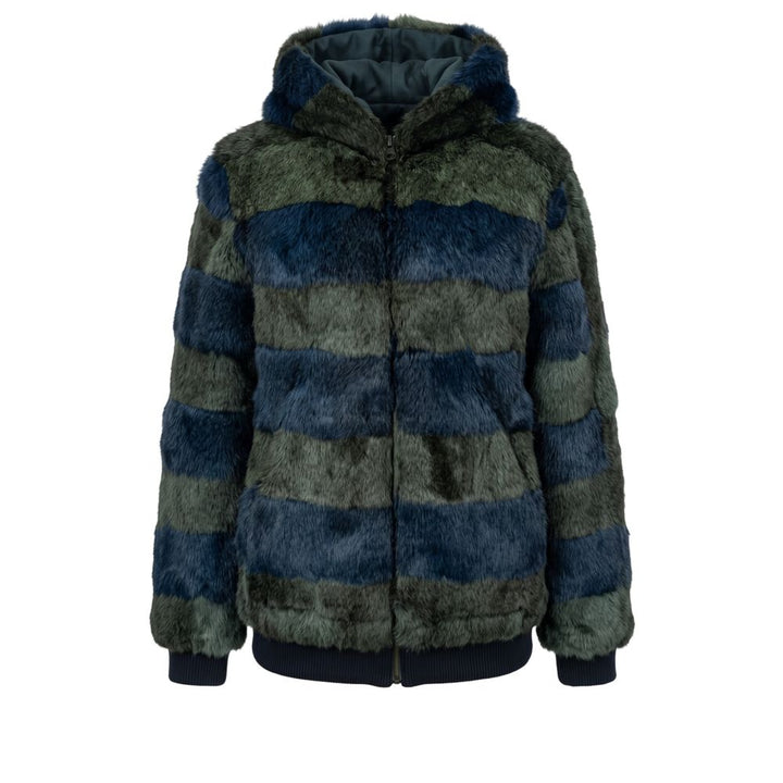 Mr&Mrs Italy Green Rabbit Fur Women Jacket