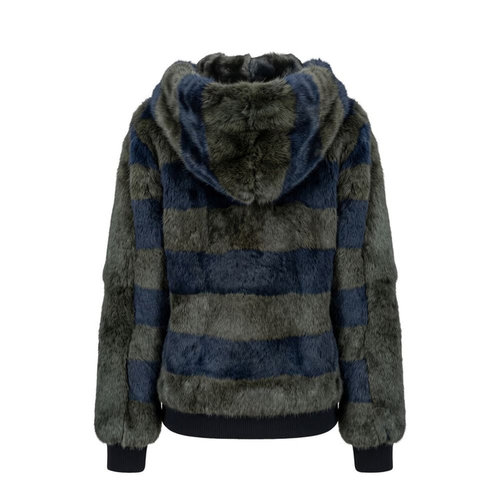 Mr&Mrs Italy Green Rabbit Fur Women Jacket