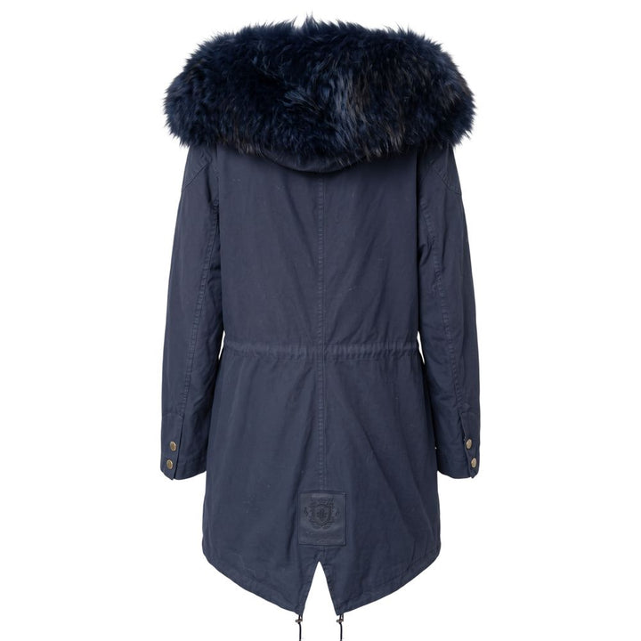 Mr&Mrs Italy Blue Cotton Women's Jacket