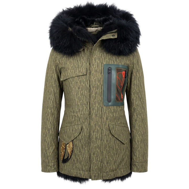 Mr&Mrs Italy Green Cotton Women's Jacket