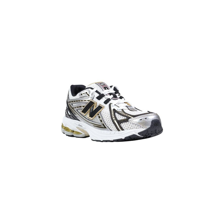 New Balance Silver Synthetic Athletic Sneakers