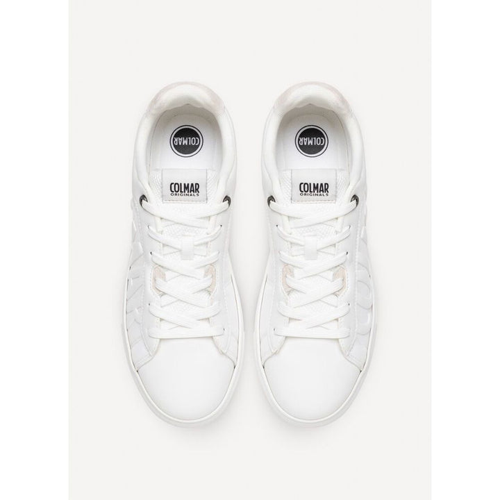 Colmar White Nylon Low Top Sneakers