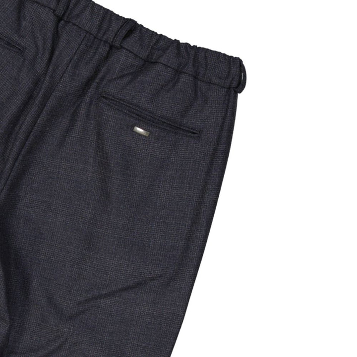 Herno Gray Virgin Wool Casual Pants