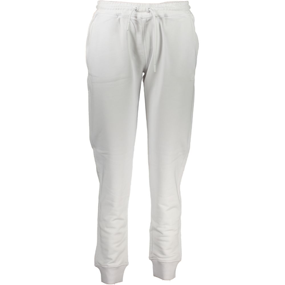 K-WAY White Cotton Women Sweatpants