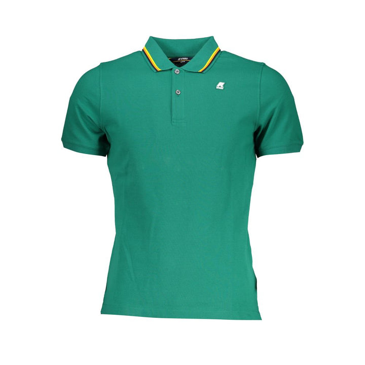 K-WAY Verde Cotton Men Polo Shirt