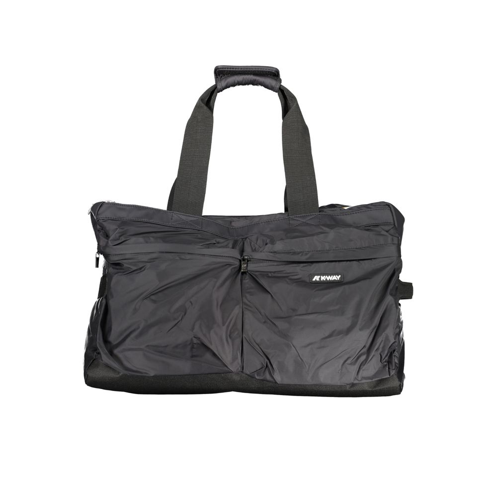 K-WAY Black Polyester Men Travel Bag
