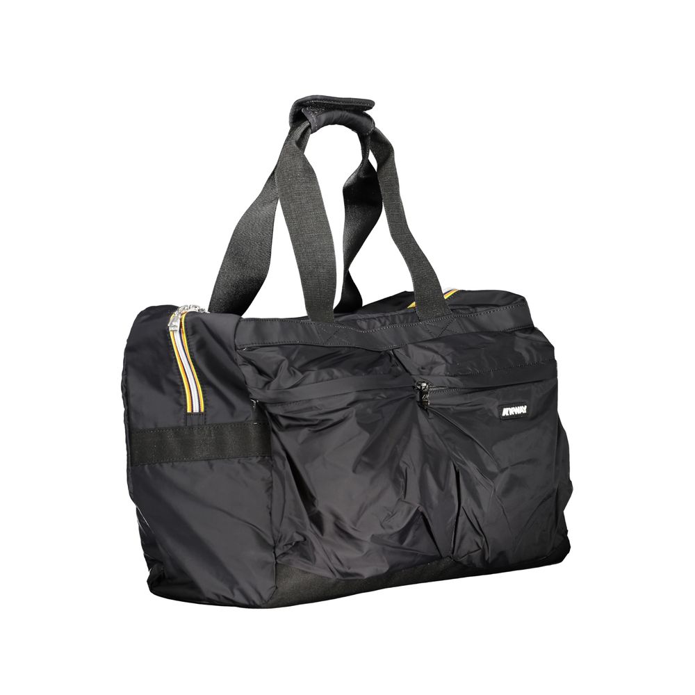 K-WAY Black Polyester Men Travel Bag
